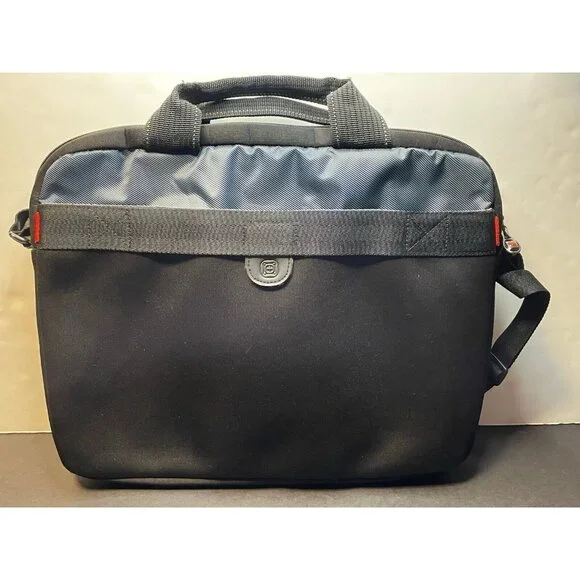 Swiss Gear The Angle padded laptop bag briefcase shoulder strap 16" x 13" black - Picture 2 of 10